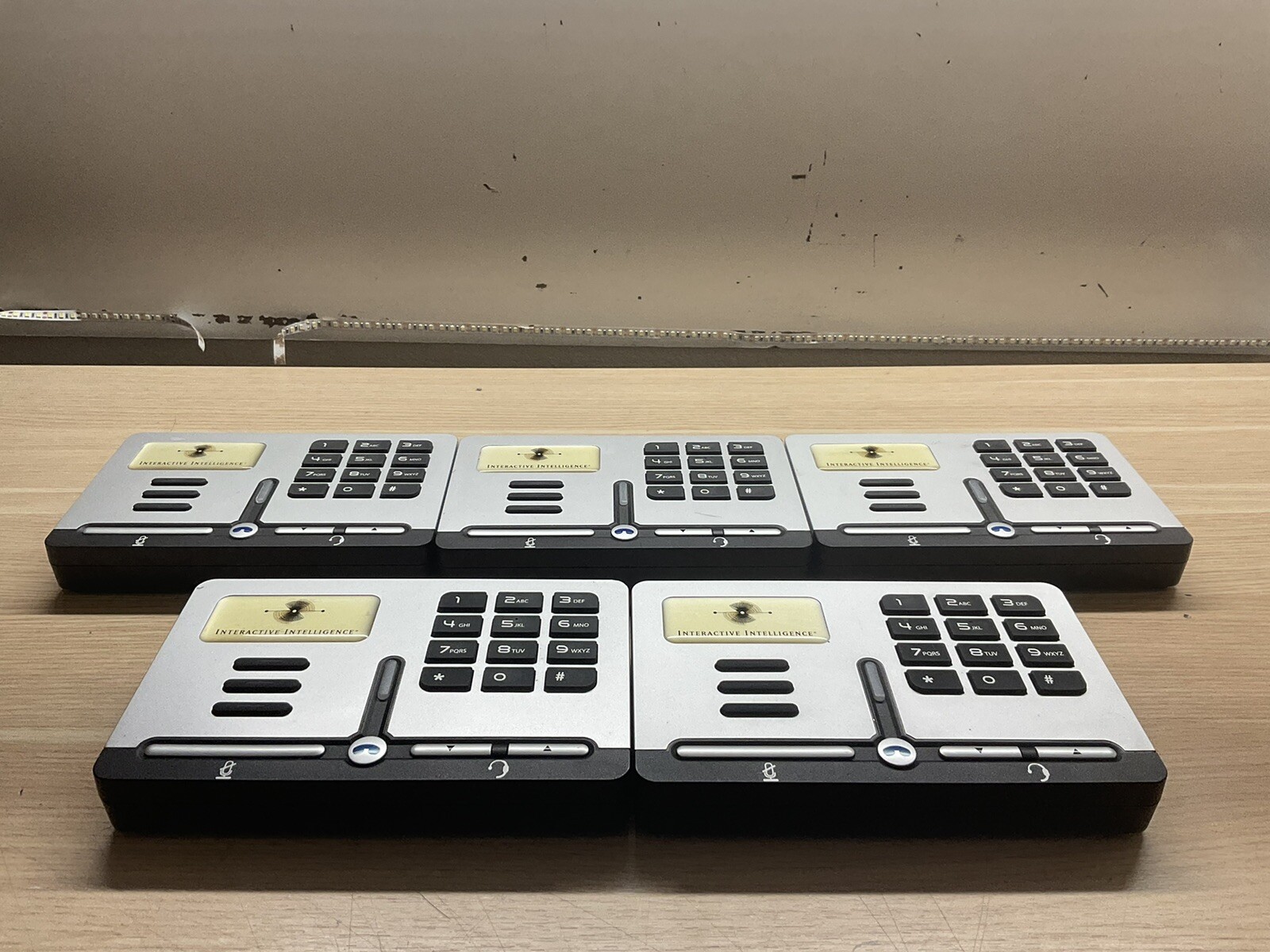 Interactive Intelligence Inter/SIP Station II GGWV00557 SIP-200/lot Of 5/JUA535