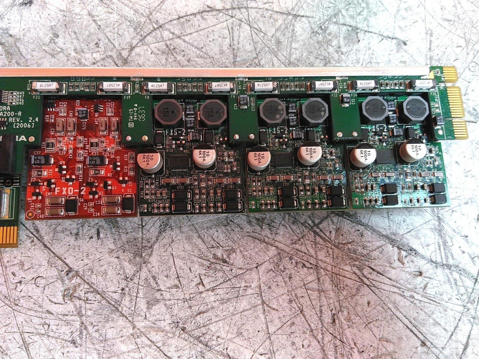 Sangoma AFT Base w/ Sangoma A200-R 3x FXO-2 3x FXS-2 PCI Card
