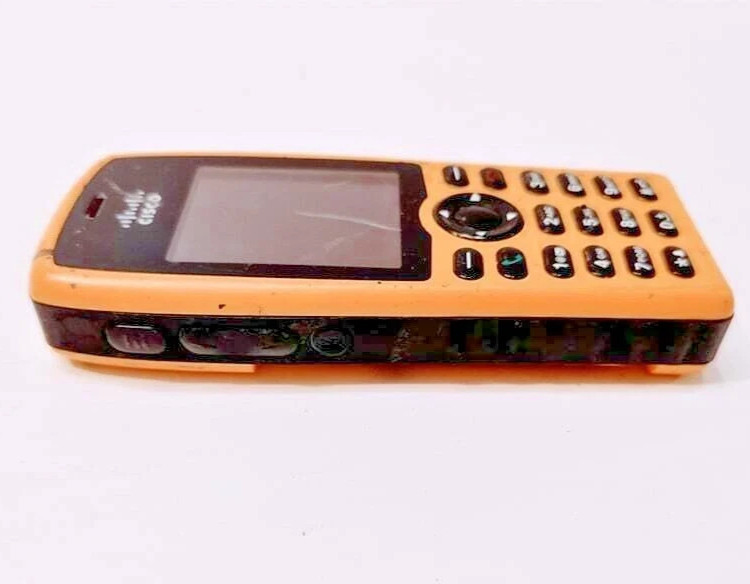 *UNTESTED* YELLOW CISCO CP-7925G-EX WIRELESS HANDSET UNIFIED IP PHONE TELEPHONE