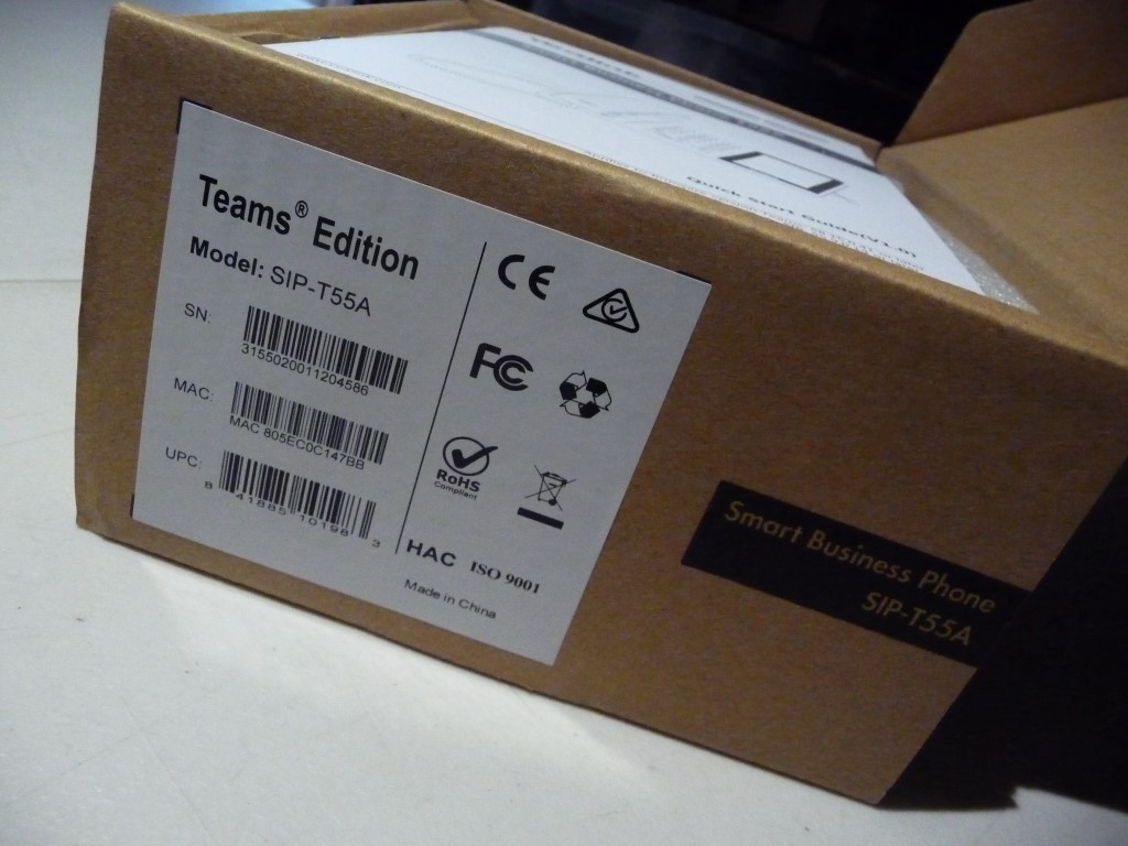 AU SELLER BRAND NEW Yealink SIP-T55A Teams Edition Smart Business Media Phone