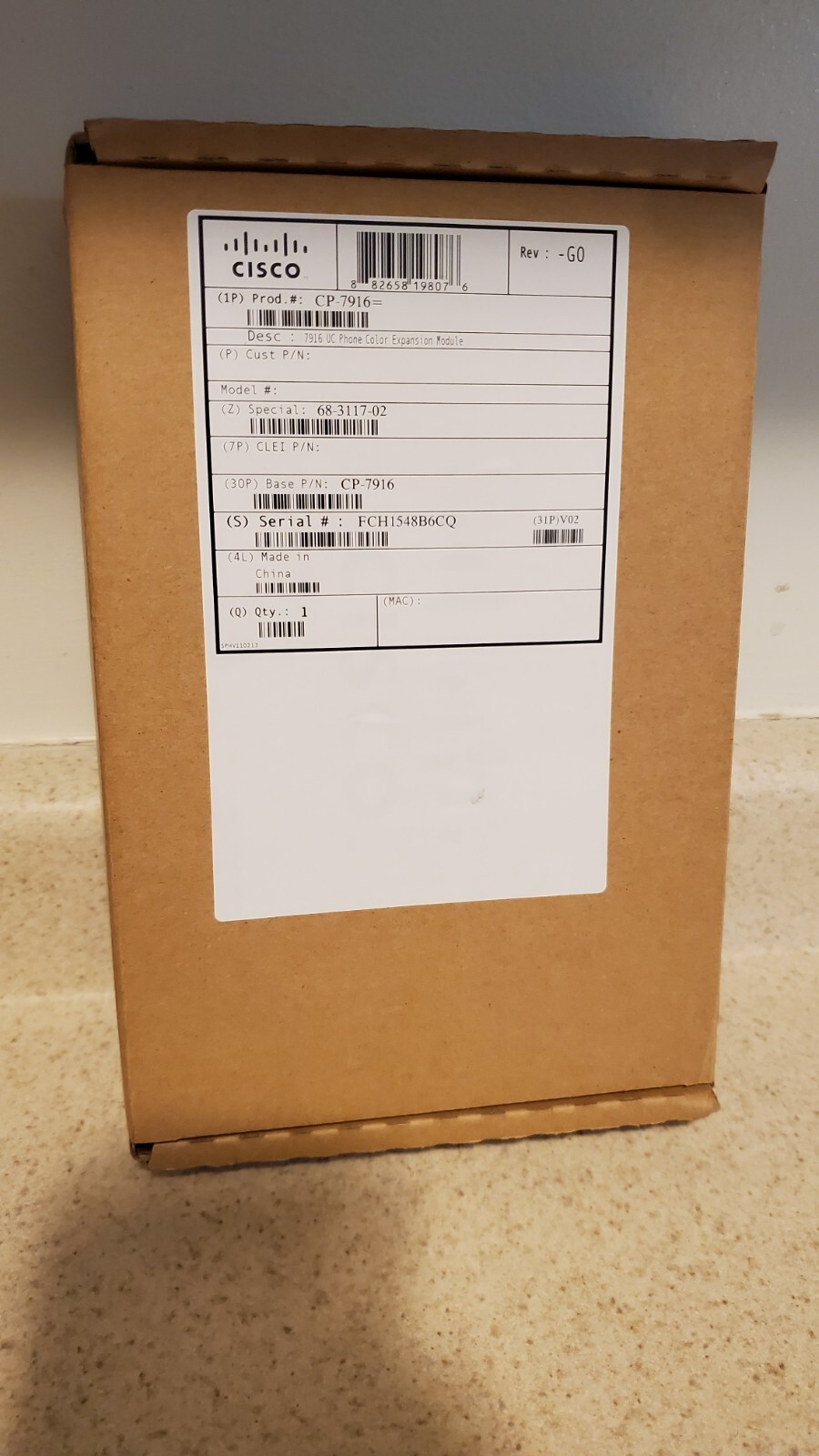 NEW CISCO CP-7916 COLOR EXPANSION MODULE – Works With 7962 7965 & 7975 Phones