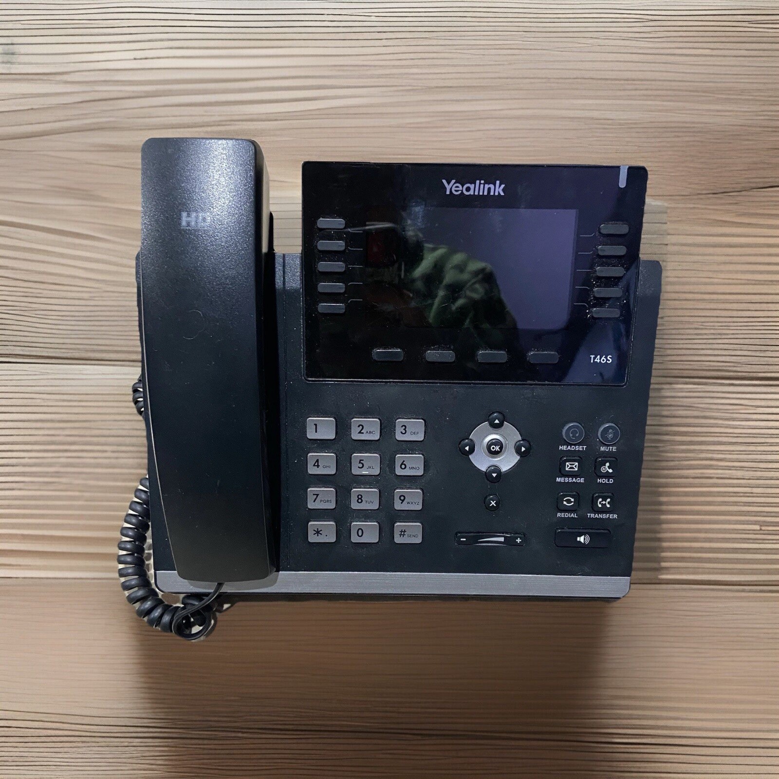 Yealink SIP-T46S Ultra Elegant Gigabit IP Phone w/ Adapter