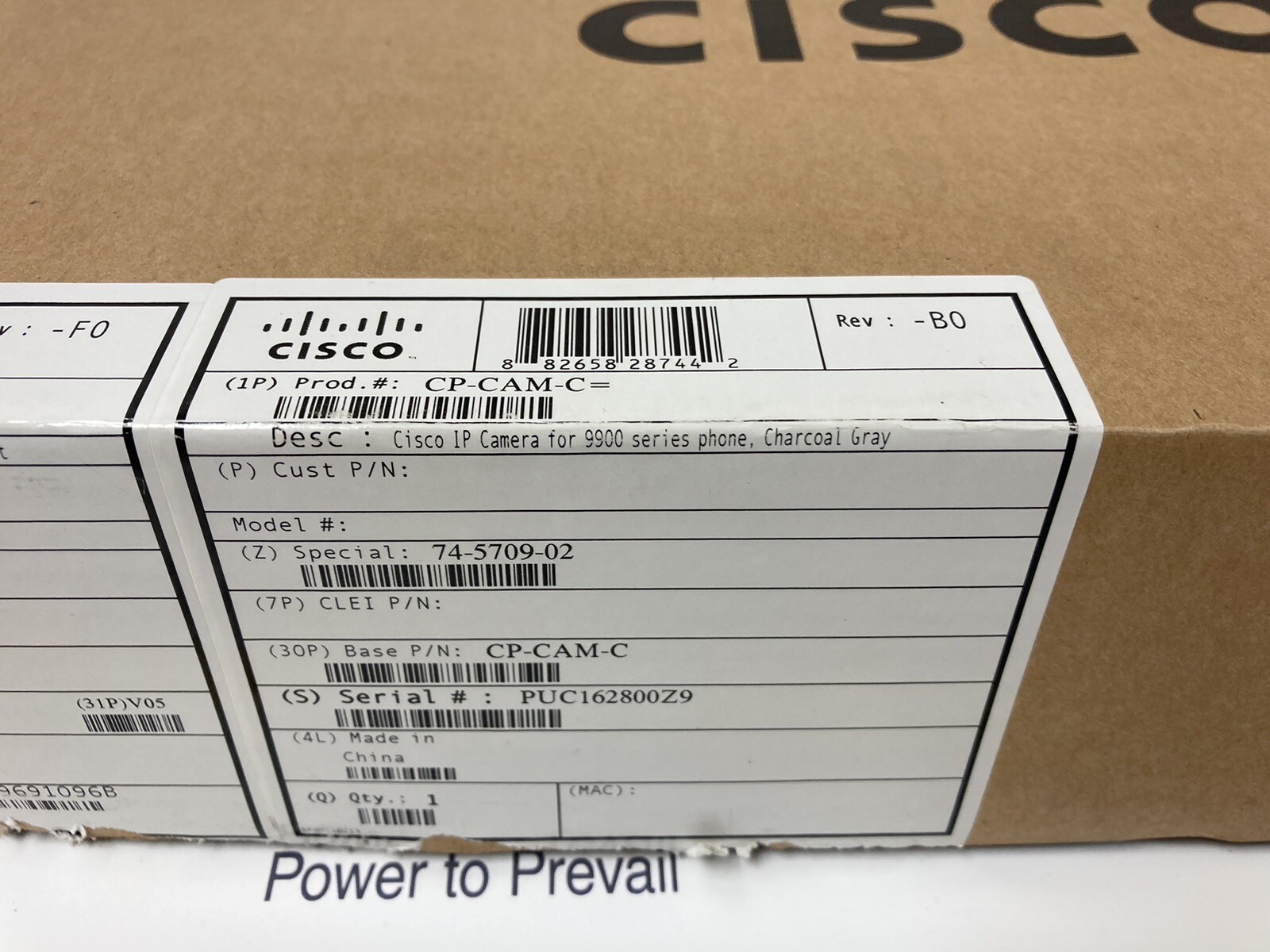 Cisco CP-9951-C-K9/ CP-CAM-C= Unified IP Endpoint 9951 Phone and IP Camera