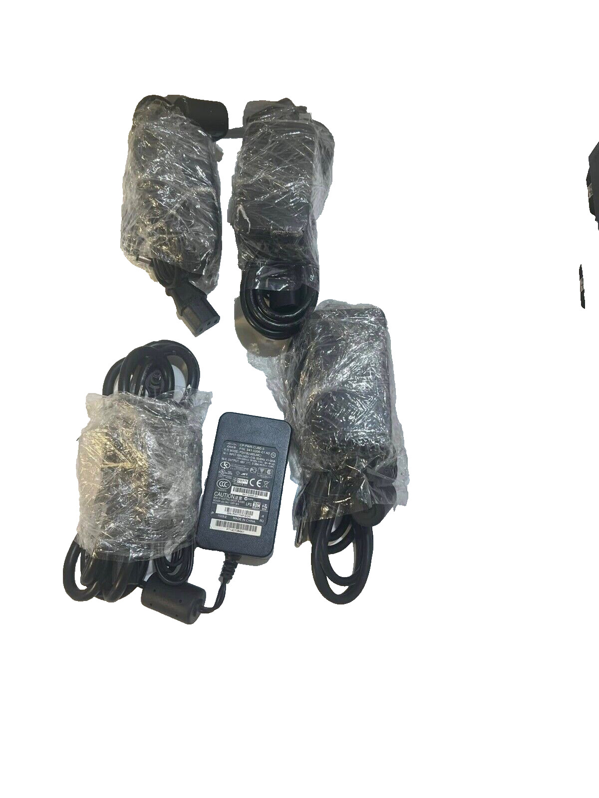 LOT OF 4X Cisco CP-PWR-CUBE-3 Power Supply 341-0206-03 Adapters