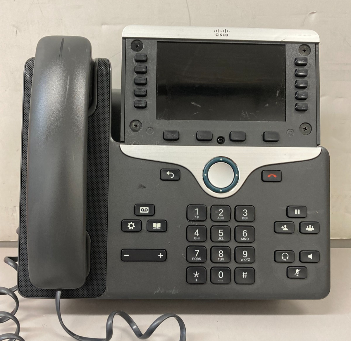 CISCO IP Phone Series 8800, Model CP-8861 w/ wall mount – UNTESTED