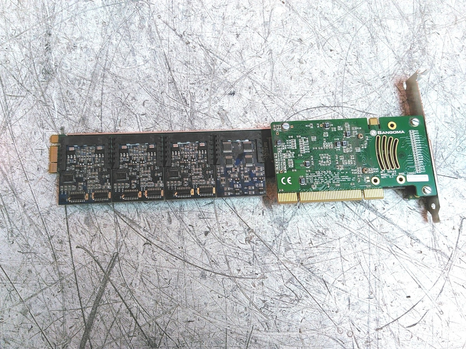 Sangoma AFT Base w/ Sangoma A200-R 3x FXO-2 3x FXS-2 PCI Card