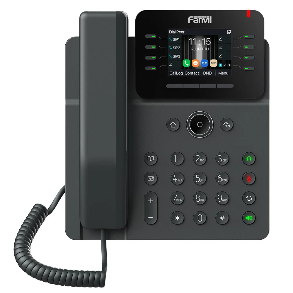 Fanvil V62G Gigabit IP Phone Black – Brand New w/1-Year Warranty