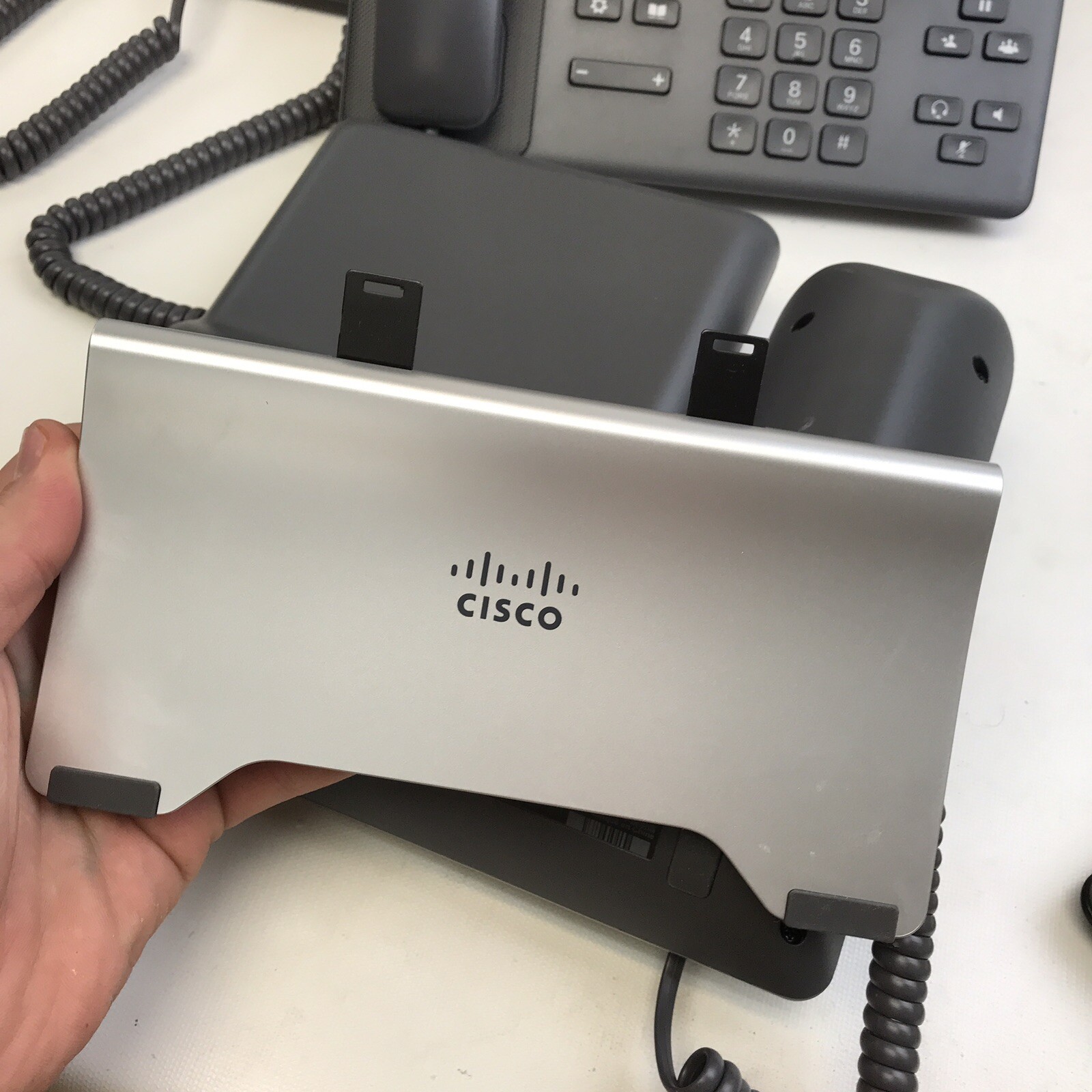 Lot of 3 Cisco CP-8841 -K9 VoIP IP Business Office Phones w/ Display, OEM Box