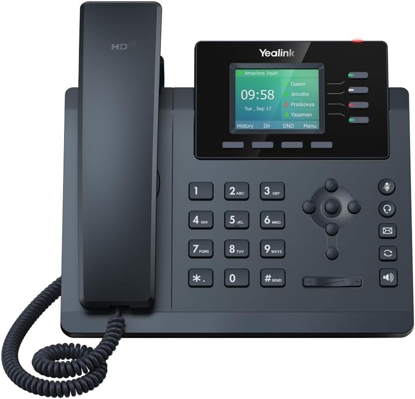 10 Pack Yealink SIP-T34W-PWR Entry Level IP Phone + Power Supply SIP-T34W 4 VoIP