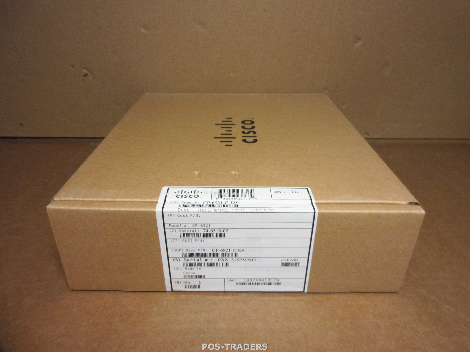 Cisco CP-6921 Unified VoIP IP Desktop Office Phone Black CP-6921-C-K9 NEW NEW