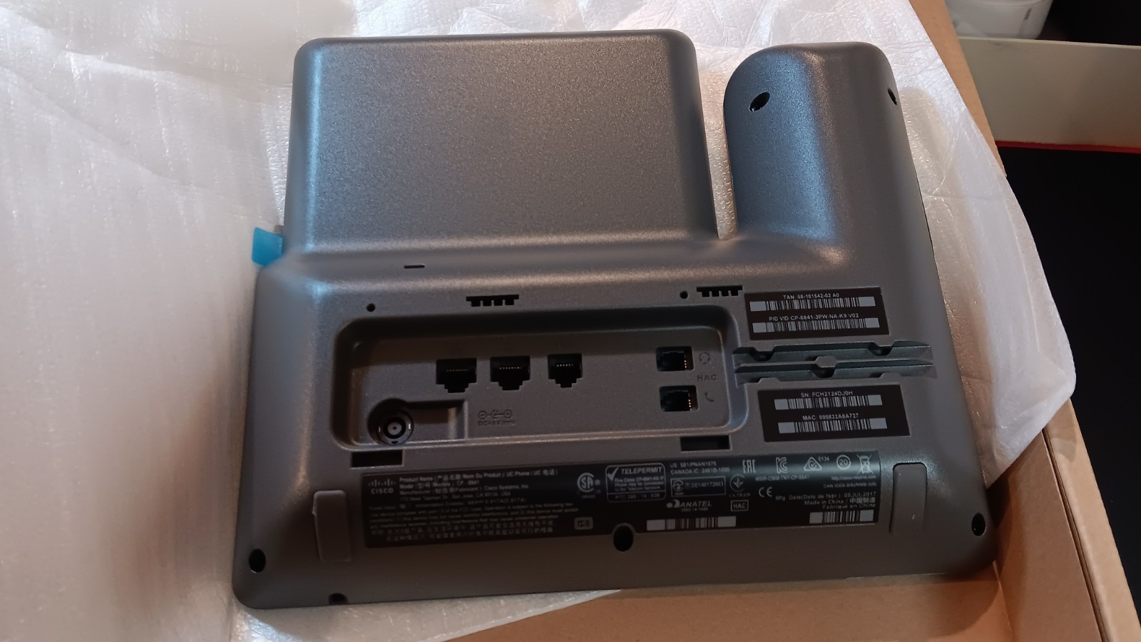 Cisco 8841 IP Phone (CP-8841-3PW-NA-K9)