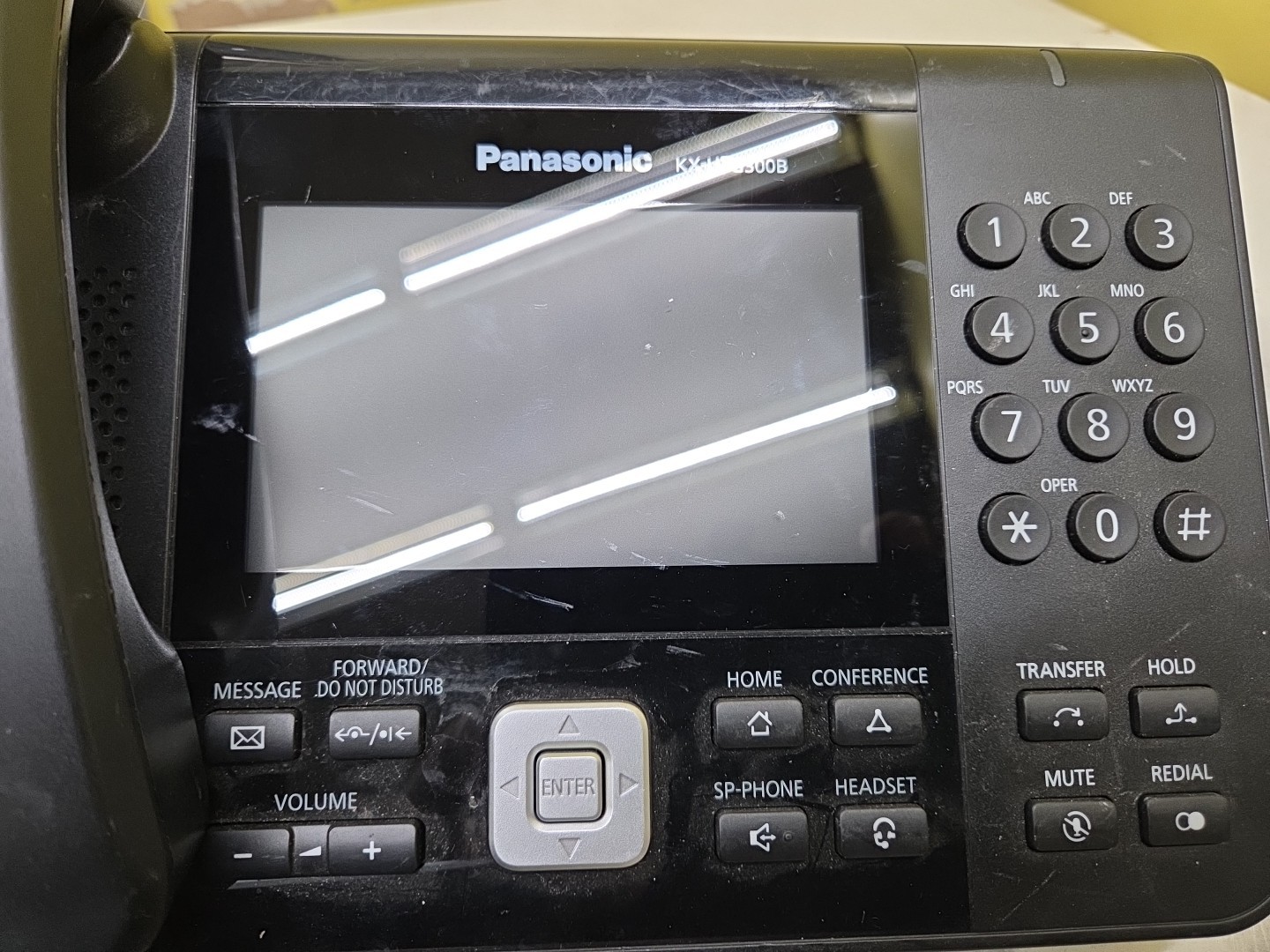 3Panasonic KX-UTG300B Touchscreen Color Display Tested Read Description