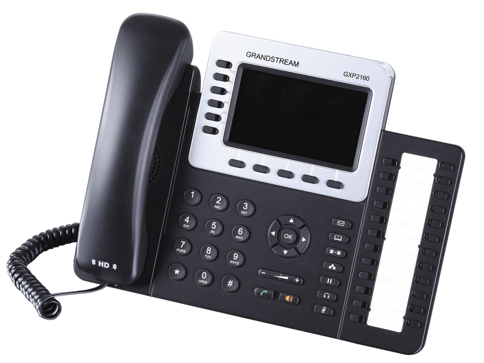 GRANDSTREAM GXP2160: 6 Line HD IP Phone w/ Clr Display-VoIP-1 MONTH FREE SERVICE