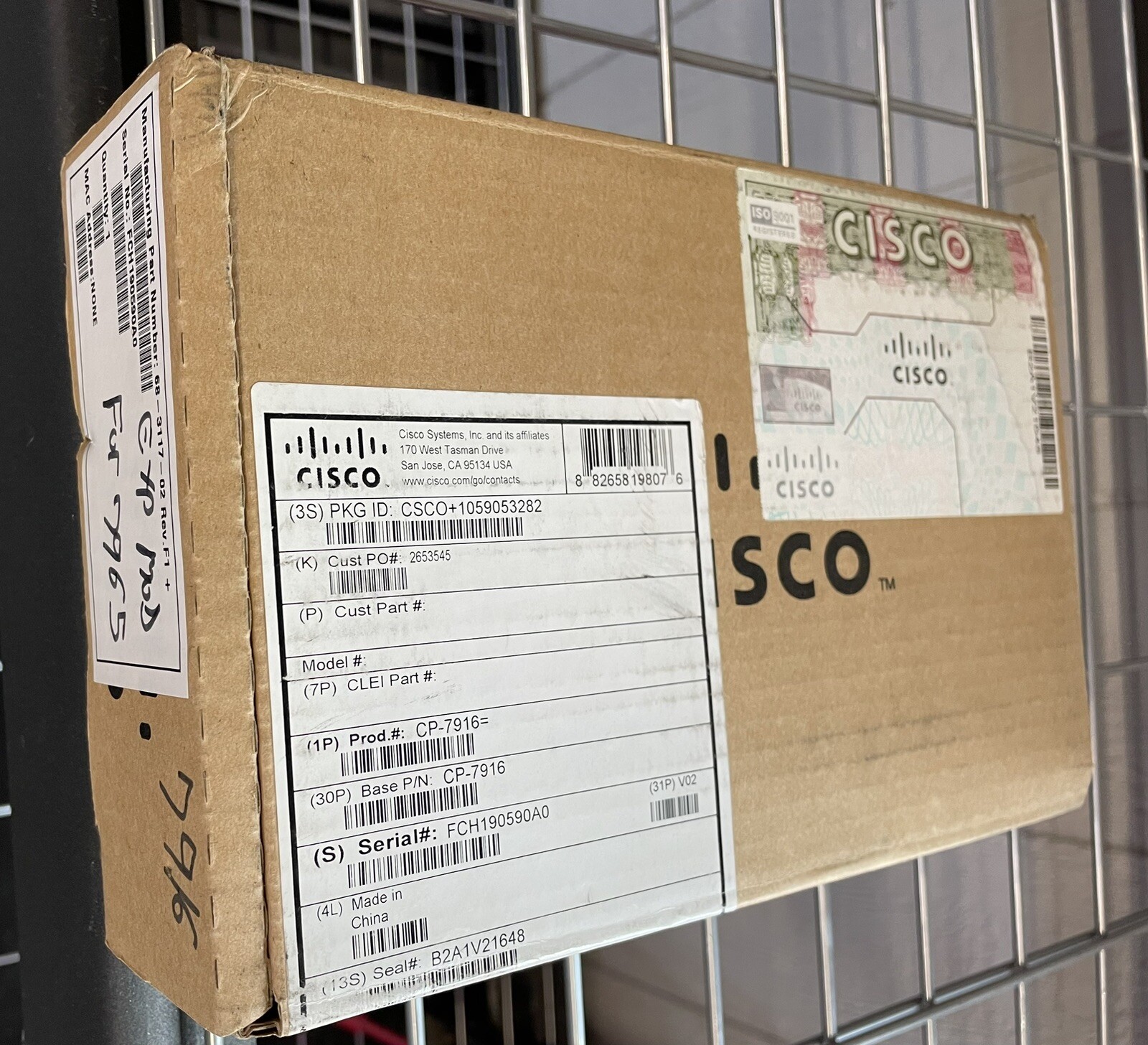 NEW – CISCO CP-7916 IP PHONE COLOR EXPANSION MODULE 68-3117-02 – NEW IN BOX OEM!