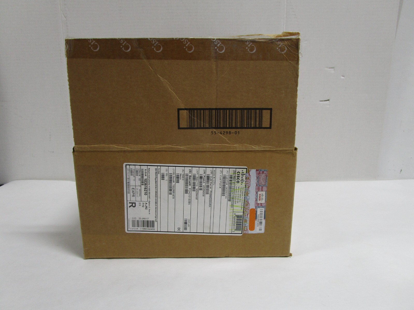 CISCO VG204XM 4-Port VoIP Analog Voice Phone Gateway Business Adapter OPENED BOX