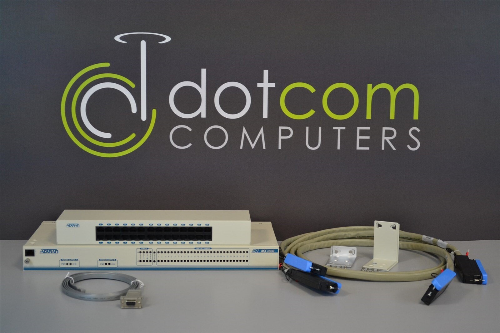 Adtran MX2800 DS3 Redundant 48V DC w/ Patch Panel 4205290L4 1205288L1 1020289L2