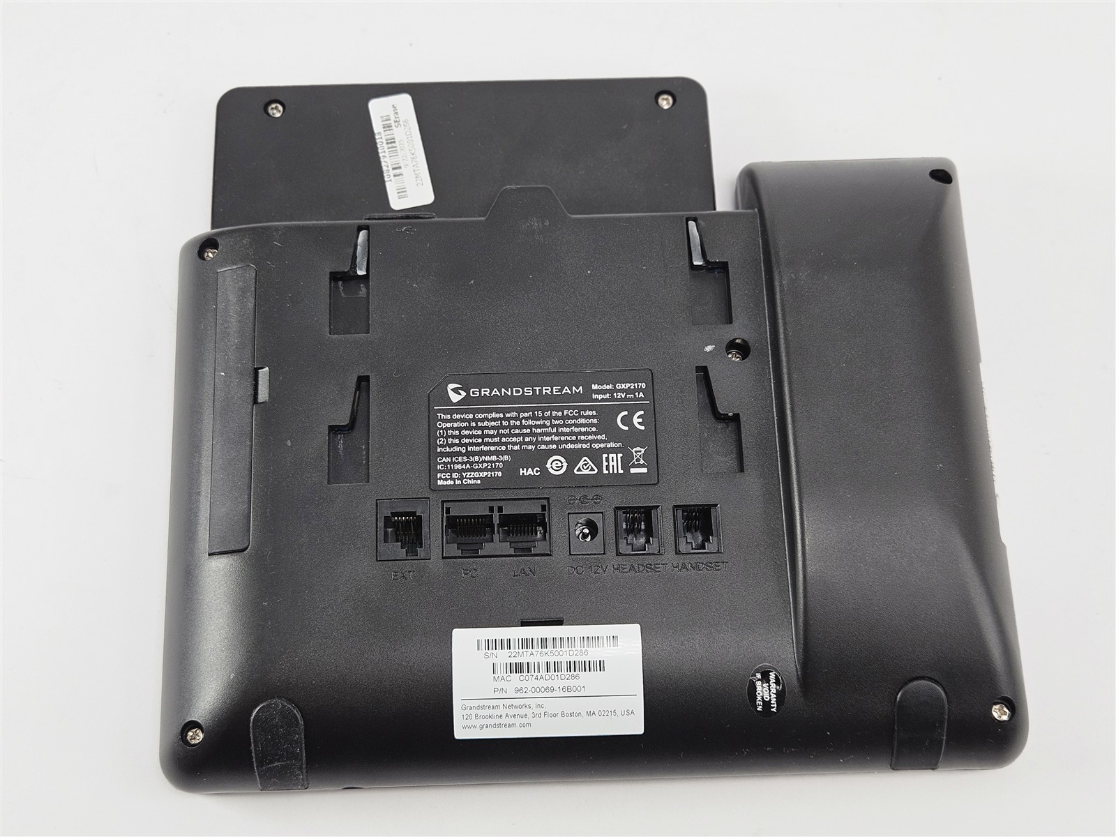 Grandstream GXP2170 6-Line VoIP Enterprise IP Phone Base Unit Only Grade C