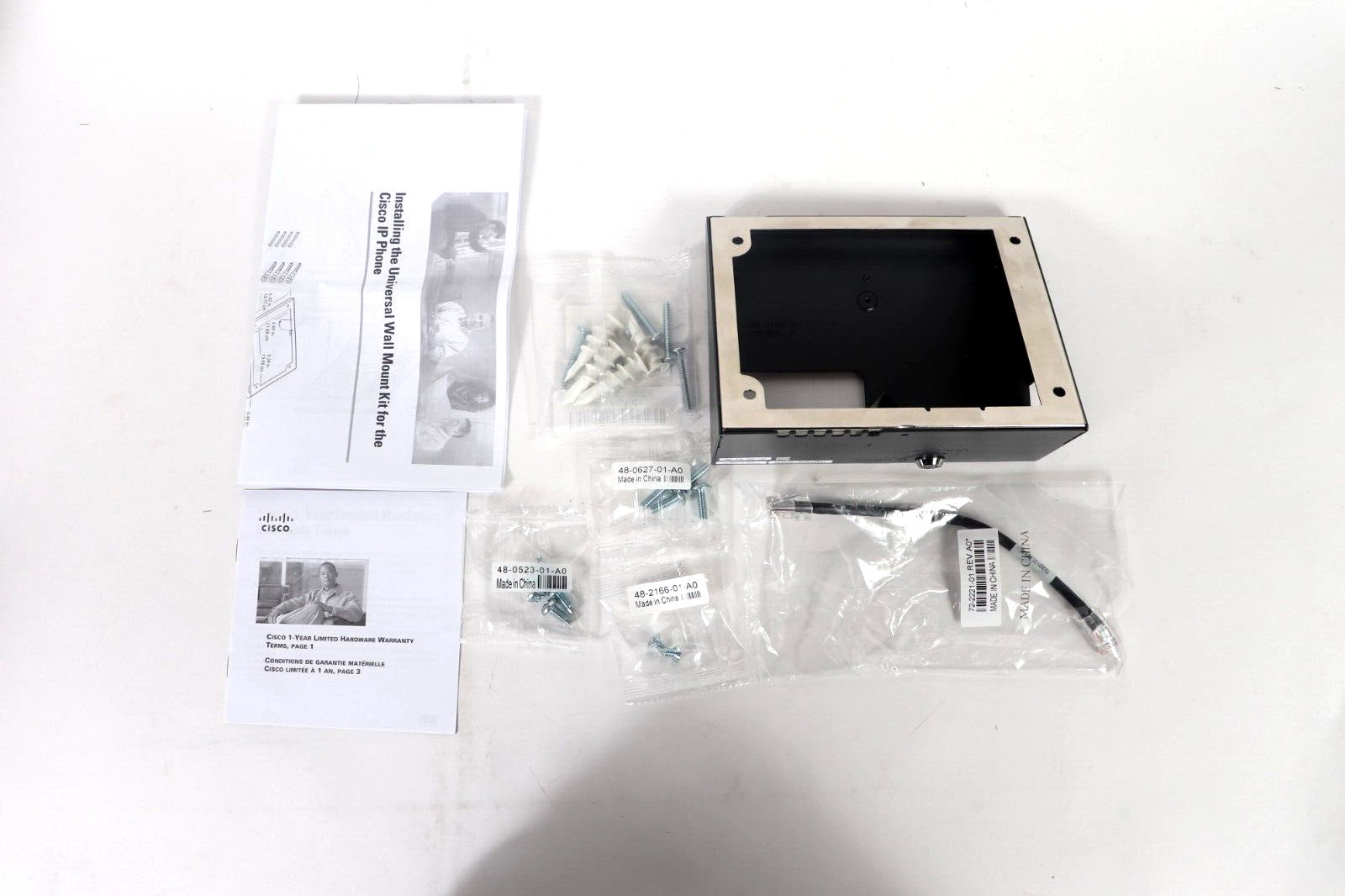 Cisco Locking Wall Mount Kit CP-LCKNGWALLMNT2 for 79xx Series (No Keys)