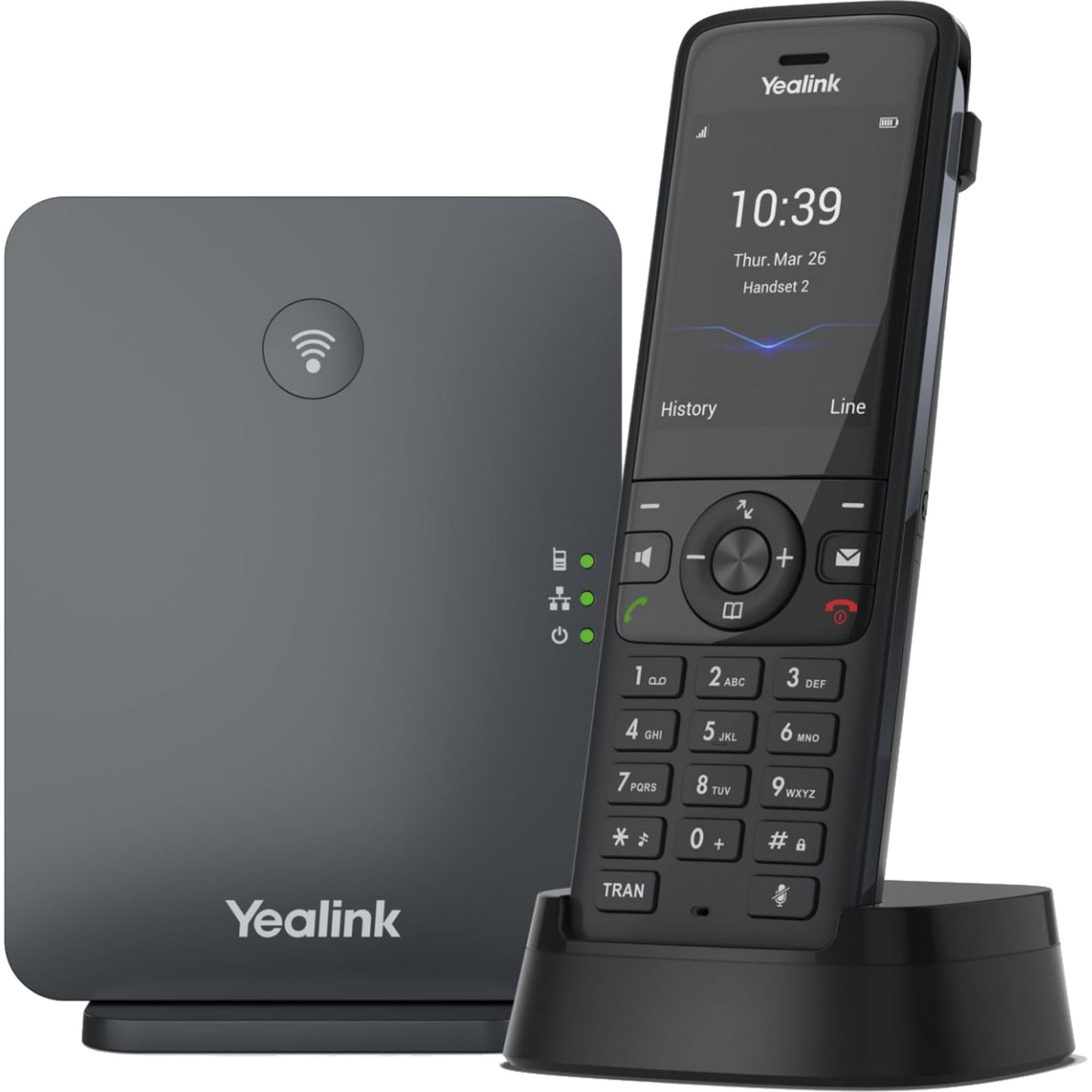 Yealink W78P – DECT IP Phone System W78H Handset + W70B Base