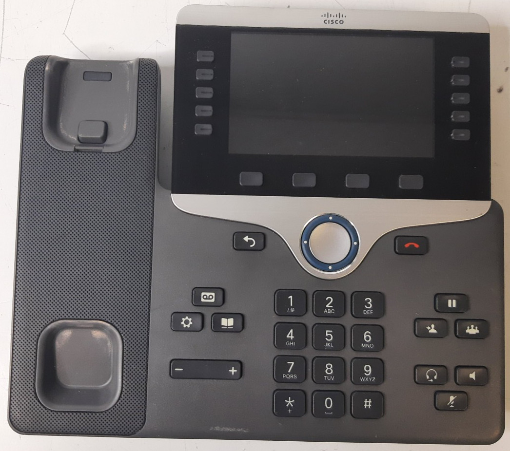 10 Lot Cisco IP Phone CP-8841 5 Line GIgabit VoIP Phone W/ Stand/Receiver READ!