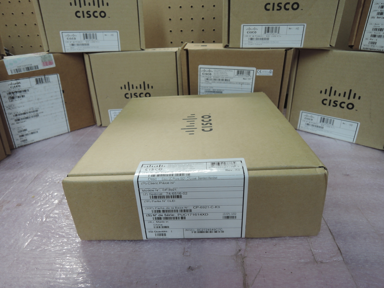 NEW cisco CP-6921-C-K9 Unified IP VoIP Desktop Phone. 90 Day’s warranty