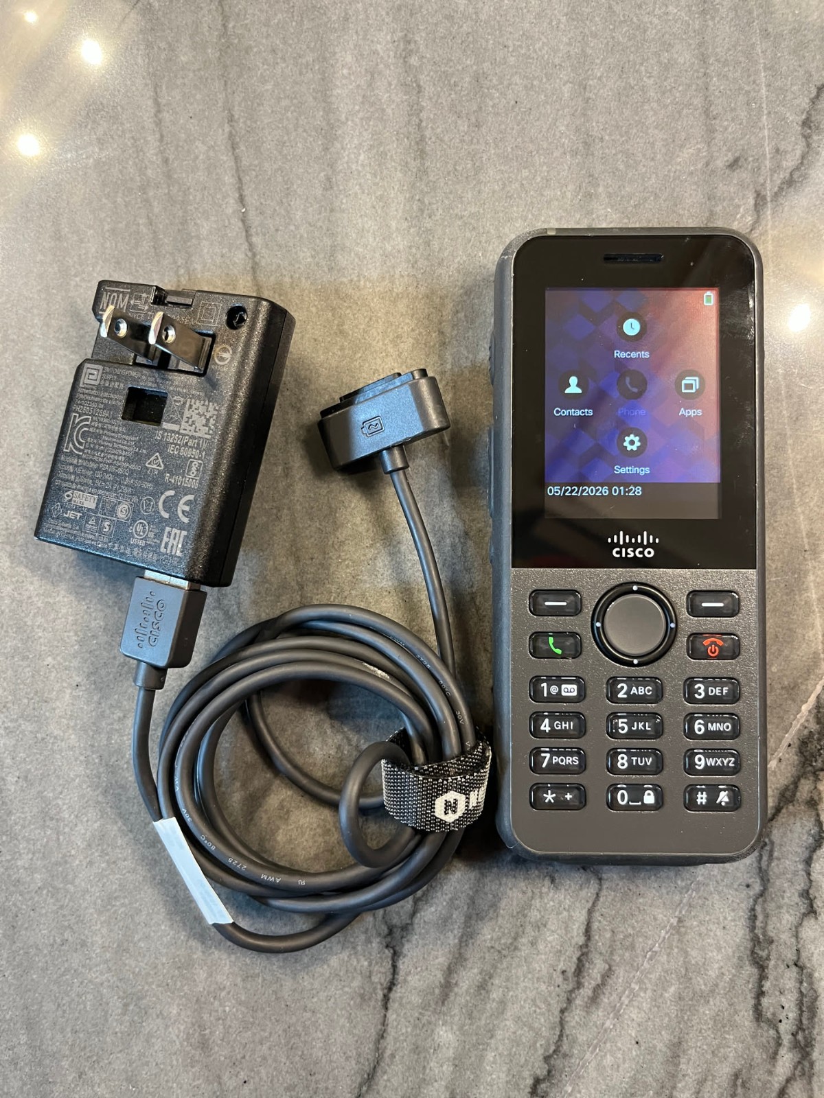 CISCO CP-8821 IP Phone – Phone, Battery, and Charger Included – FREE SHIPPING