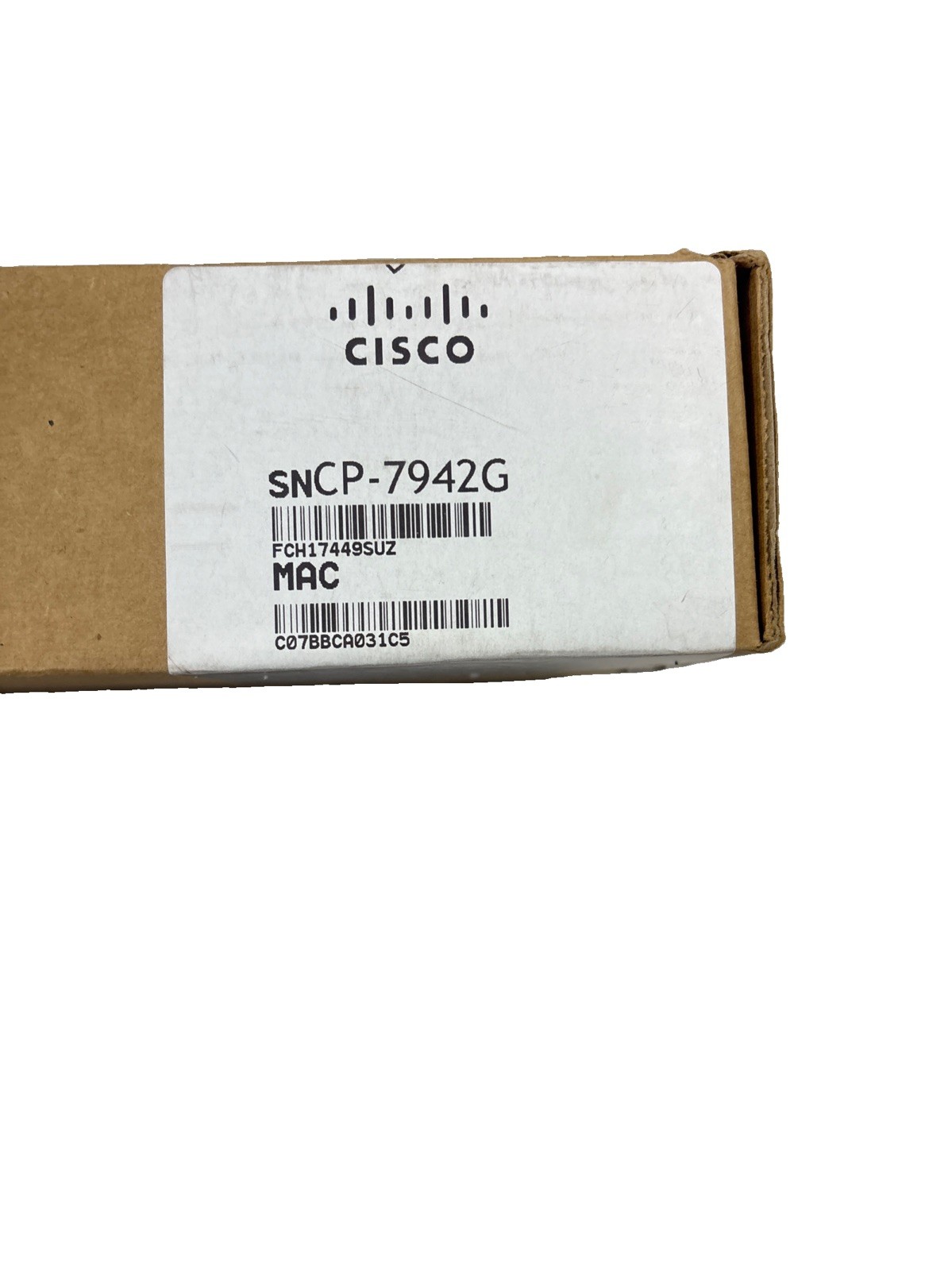 Cisco CP-7942G Unified IP VoIP Business Office Phone with Base and Handset