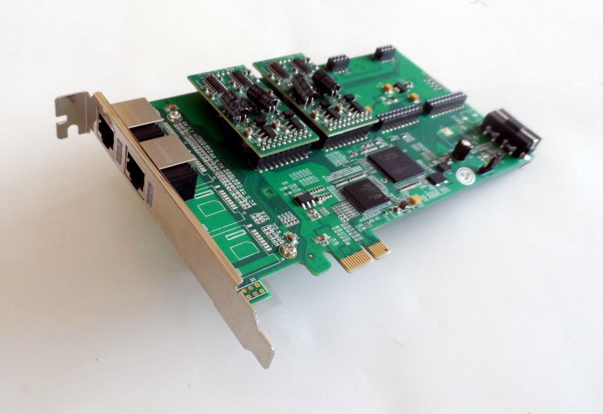 Atcom AXE800P-20 8 Port Analog PCI-E Asterisk Card with 4 FXS 0 FXO