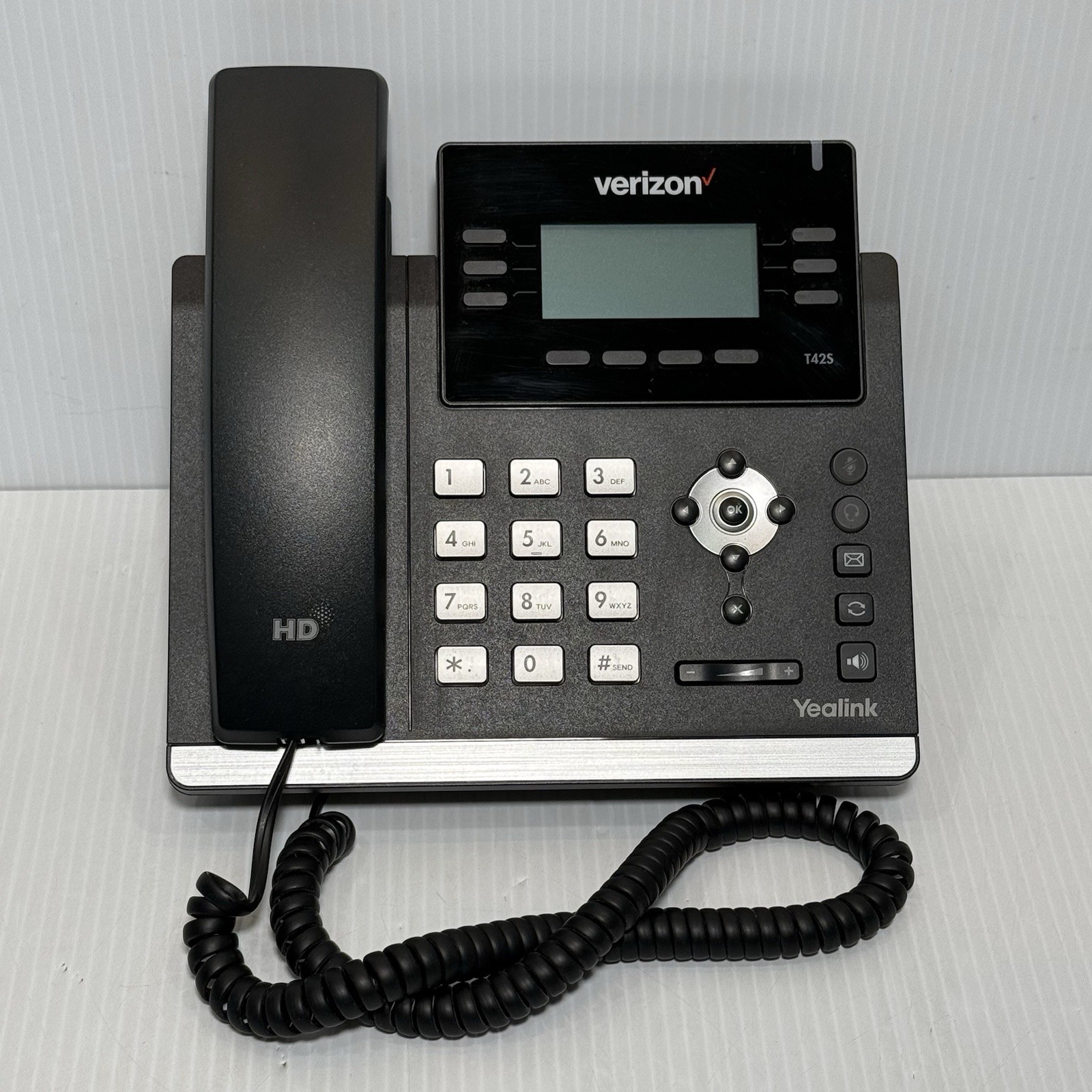 Yealink SIP-T42S Corded IP Phone Black