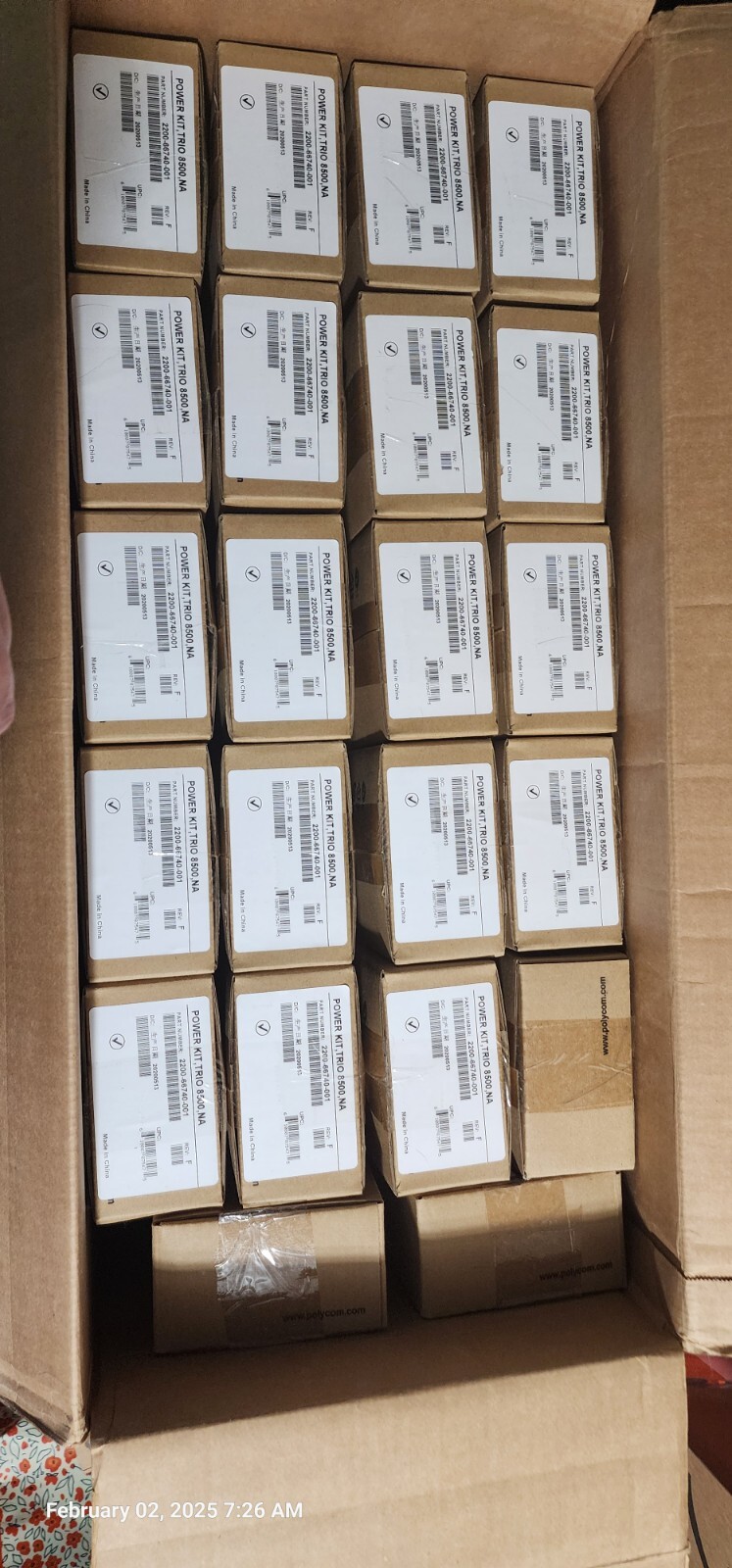 Polycom Trio Power Kits (19x 8500 + 3x 8800)- ( 1/2 Case ) Bulk Lot of 22