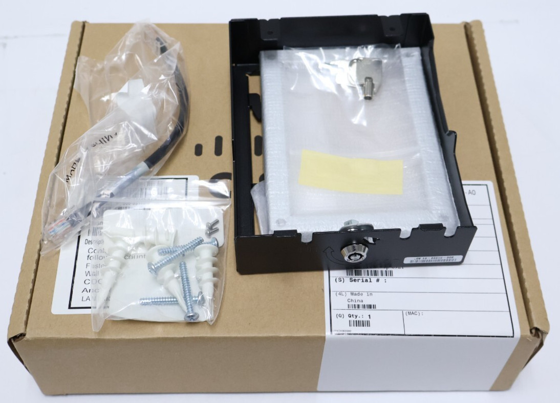 Cisco CP-WMK-C-6900 Locking Wall Mount Kit for 6921 6941 6945 6961 Phones