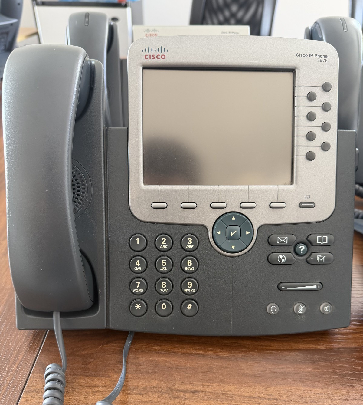 Cisco IP Phones Lot of 4 – 1x 7975G & 3x 7942G VoIP Business Phones