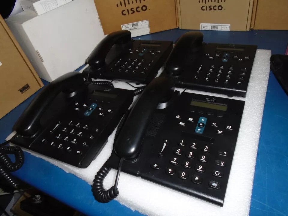 Cisco CP-6921-C-K9 Unified IP Phone Good Co . No Stand 30D warnty Real TM