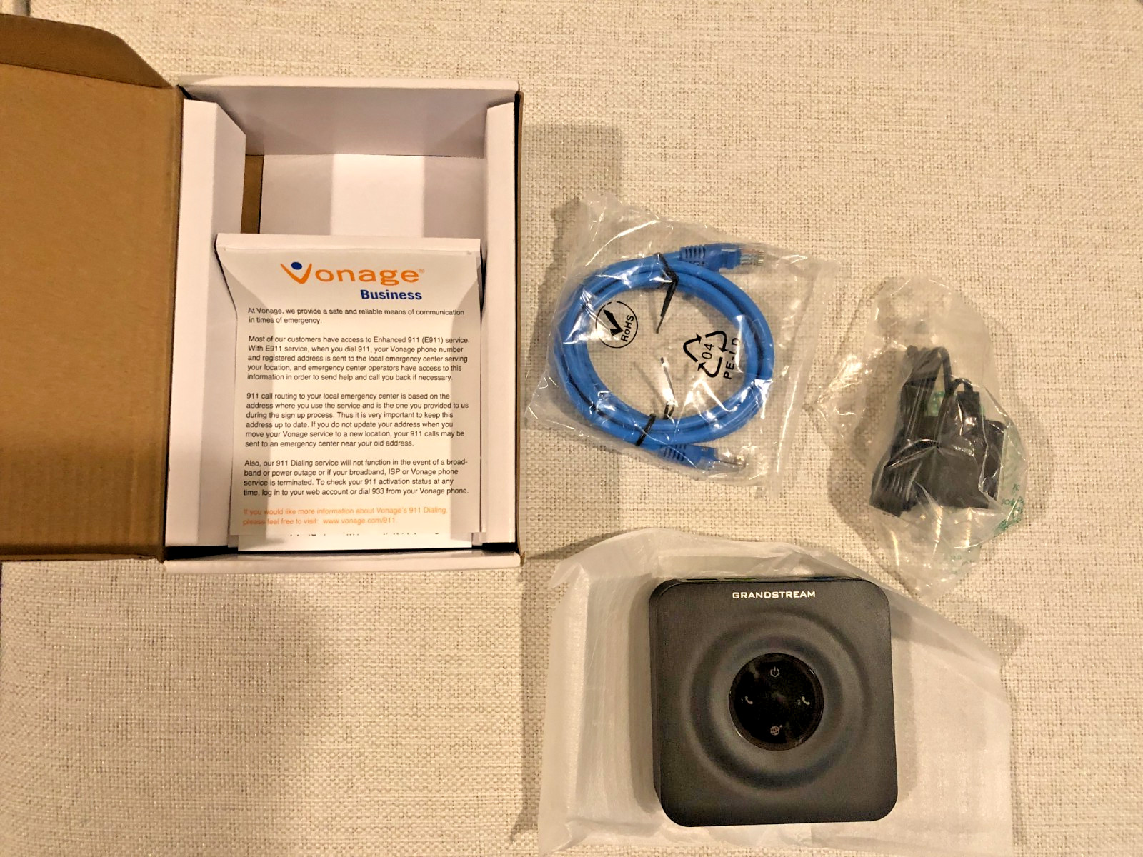 Grandstream HT802 VOIP device adaptor