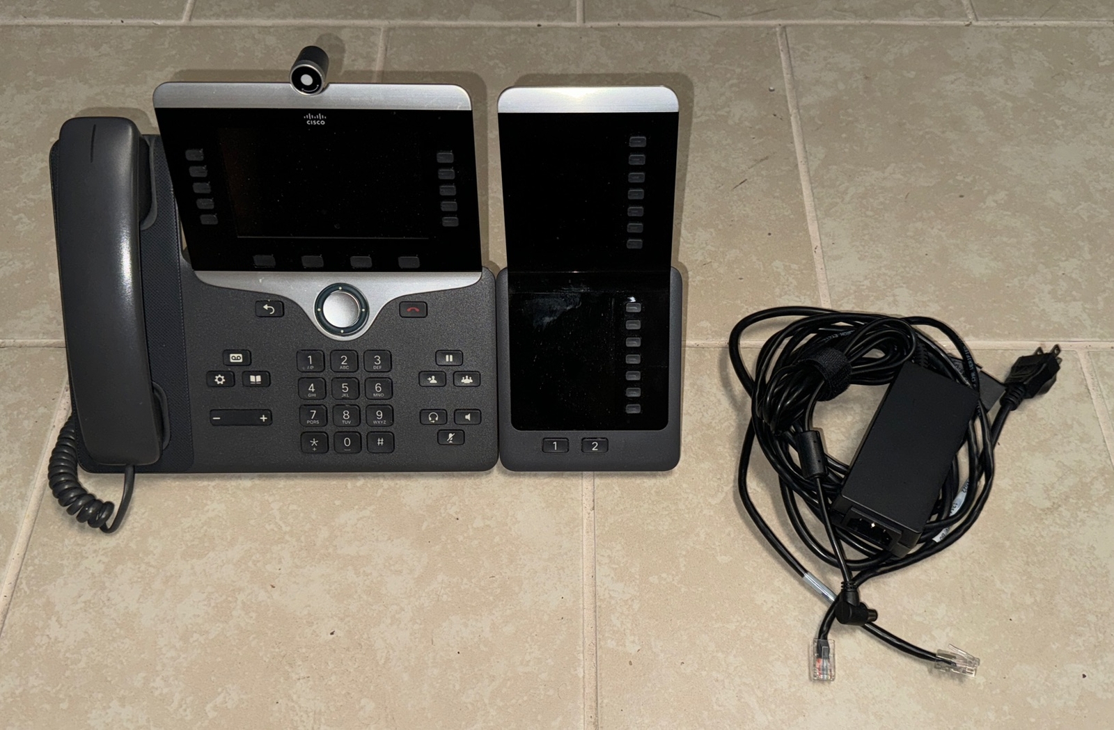 Cisco IP UC Phones 8865 w/ 8800 Key Expansion Module, Blue Tooth & Video Camera