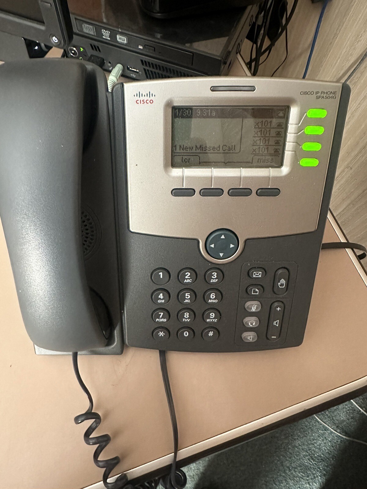 Cisco SPA 504G 4-Line, 2-Port Switch PoE IP Phone