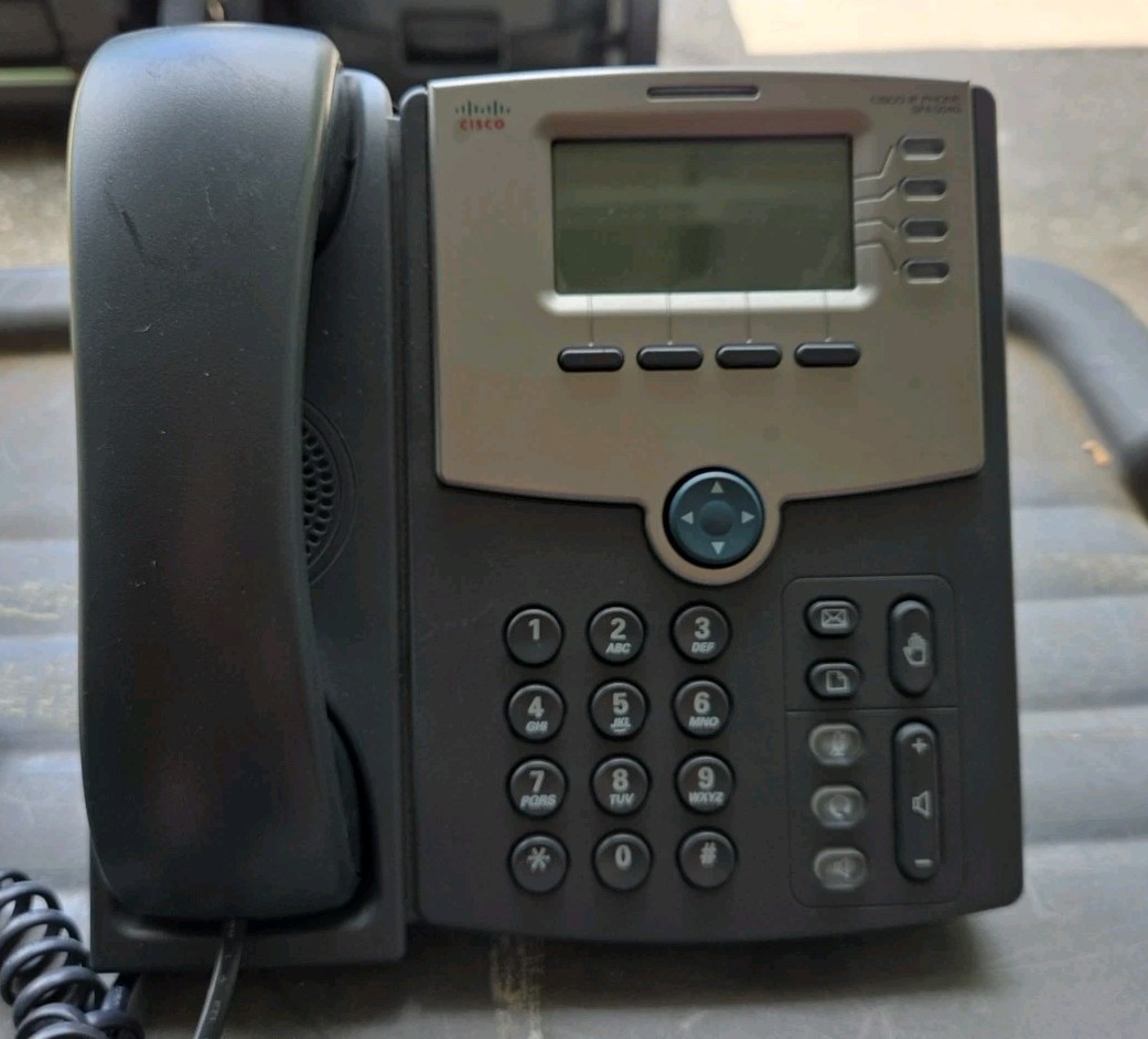 Cisco SPA 504G 4-Line, 2-Port Switch PoE IP Phone As Is Unit Only