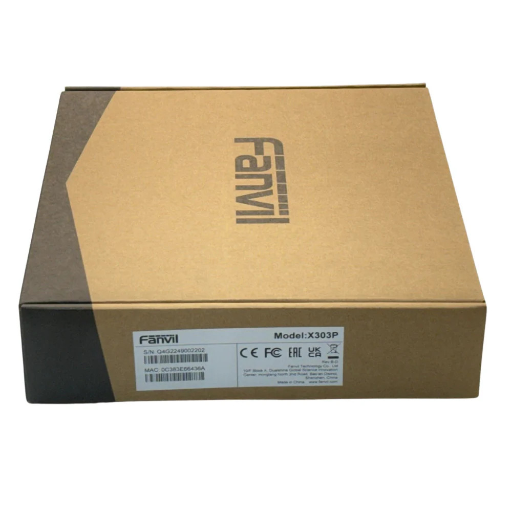 Fanvil X303P IP Phone Black – Brand New w/1-Year Warranty