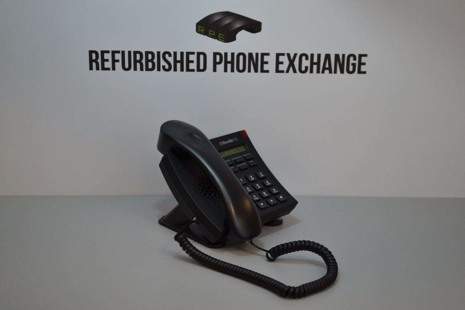 ShoreTel 110 Refurbished A-Stock IP Phone Black 1 Line VoIP IP110