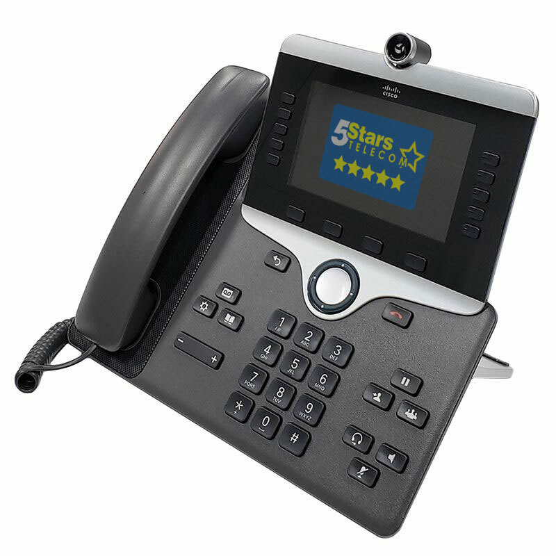 Cisco 8845 IP VolP Phone (CP-8845-K9=) Rnewed (Grade A), 1 Year Warranty