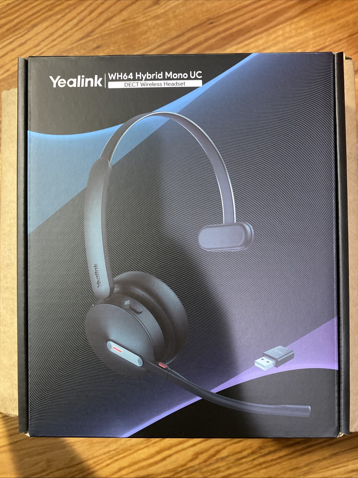 Yealink WH64 Hybrid Mono UC DECT Wireless Cordless Universal Headset Hybrid USB