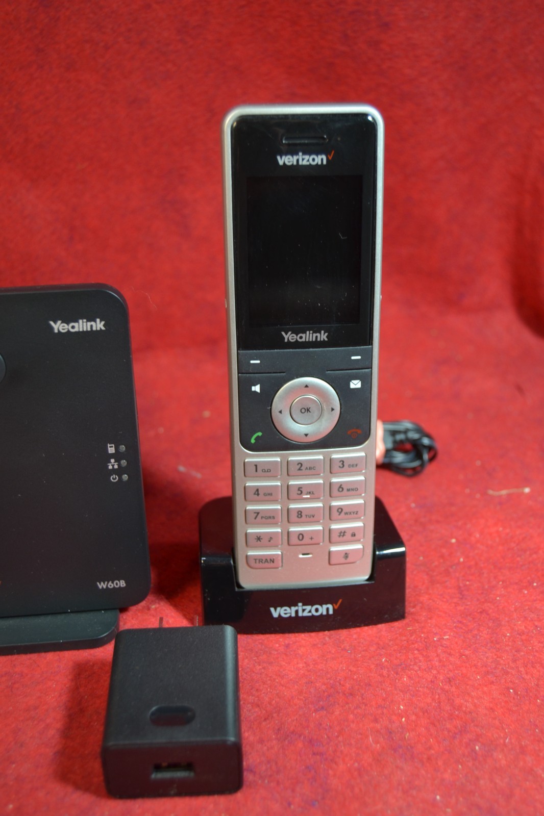Yealink IP Phone Used with Verizon Fios Bundle W60B Base & 2) W56HB handsets