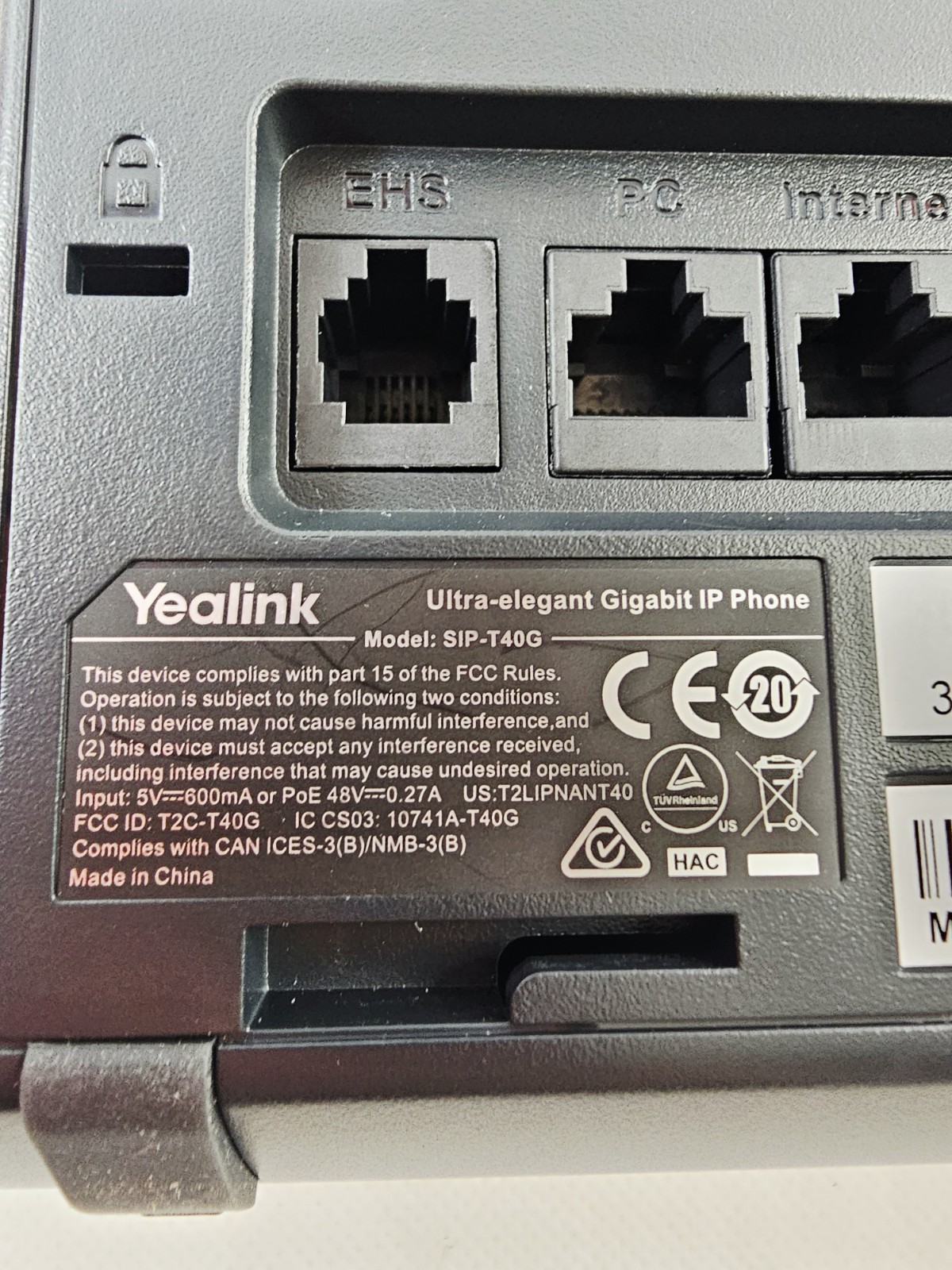 Yealink SIP-T40G Business Advanced Ultra-Elegant Gigabit IP Phone Ethernet