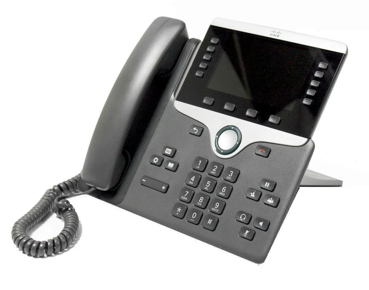 Cisco CP-8841 Corded IP Office Business Phone with Headset Stand (NO-Power Cord)