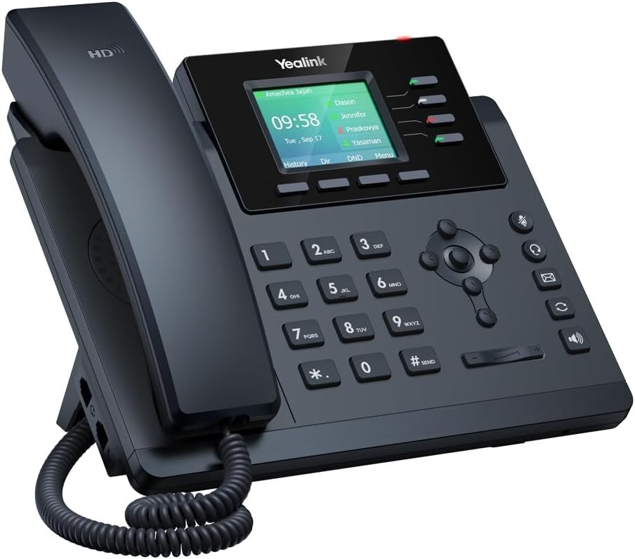 10 Pack Yealink SIP-T34W-PWR Entry Level IP Phone + Power Supply SIP-T34W 4 VoIP