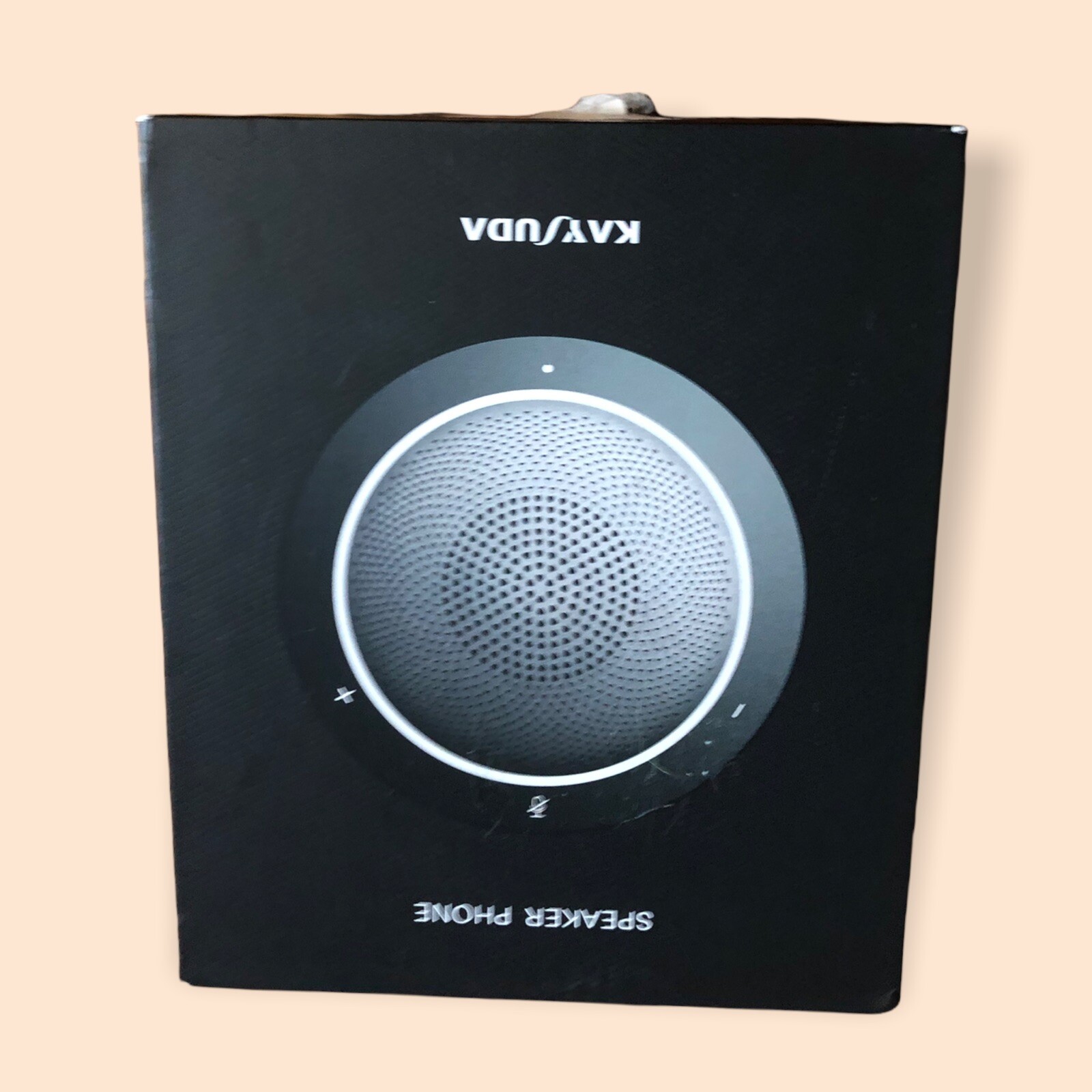 Kaysuda SP200 Speaker Phone, USB and Bluetooth, Black Conference Speaker Phone