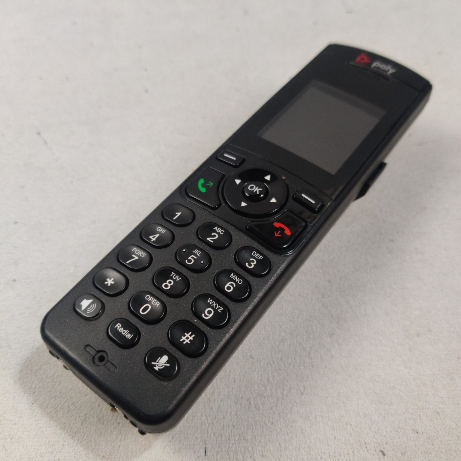 Polycom VVX D230 DECT IP Phone Handset & BATTERY ONLY 2201-49233-001 NO BASE