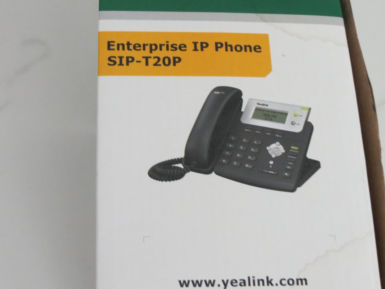 New Yealink SIP-T20P Two Line IP Enterprise HD Phone Open Box