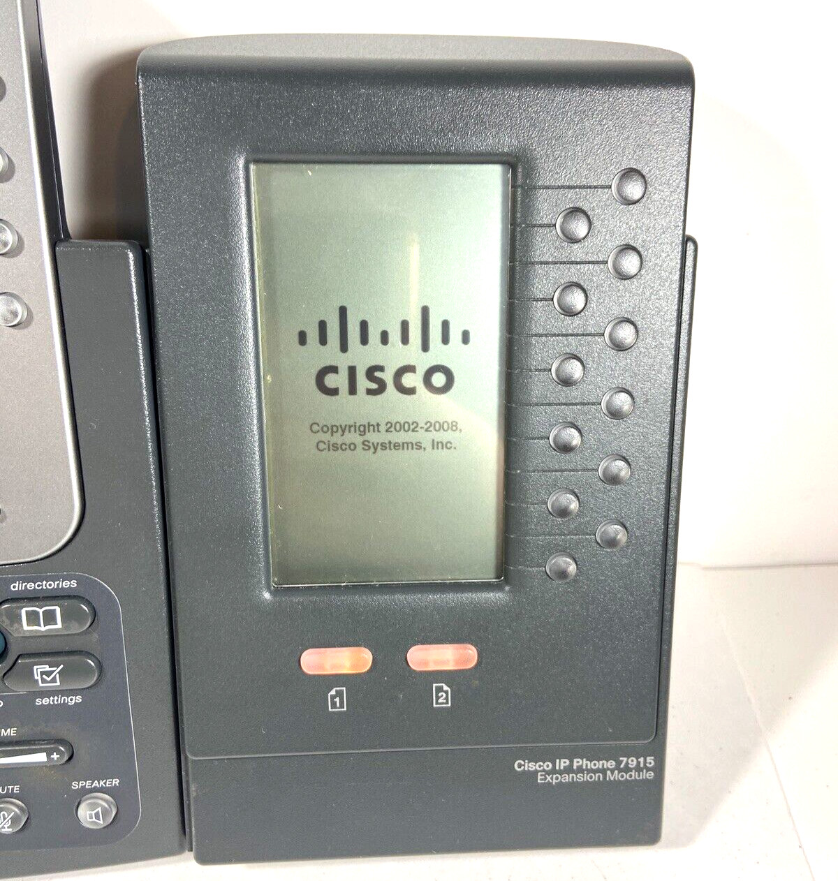 Cisco CP-7975G IP Phone Color Display + CP-7915 Expansion (No AC Adaptor, Stand)