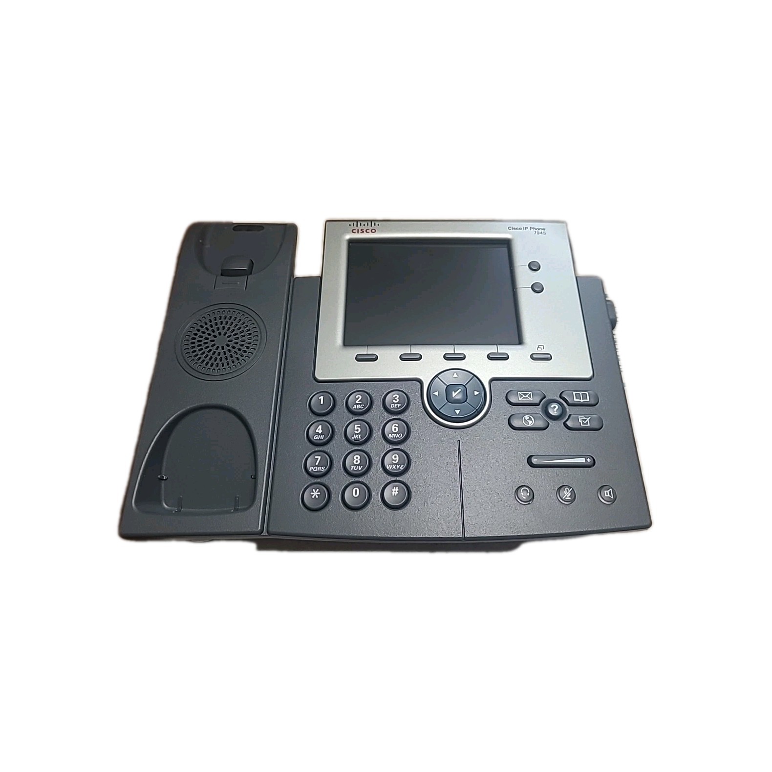 Lot Of 5 Cisco CP-7945G IP Business Phones w/ Stand, Handset, WORKING FREE SHIP